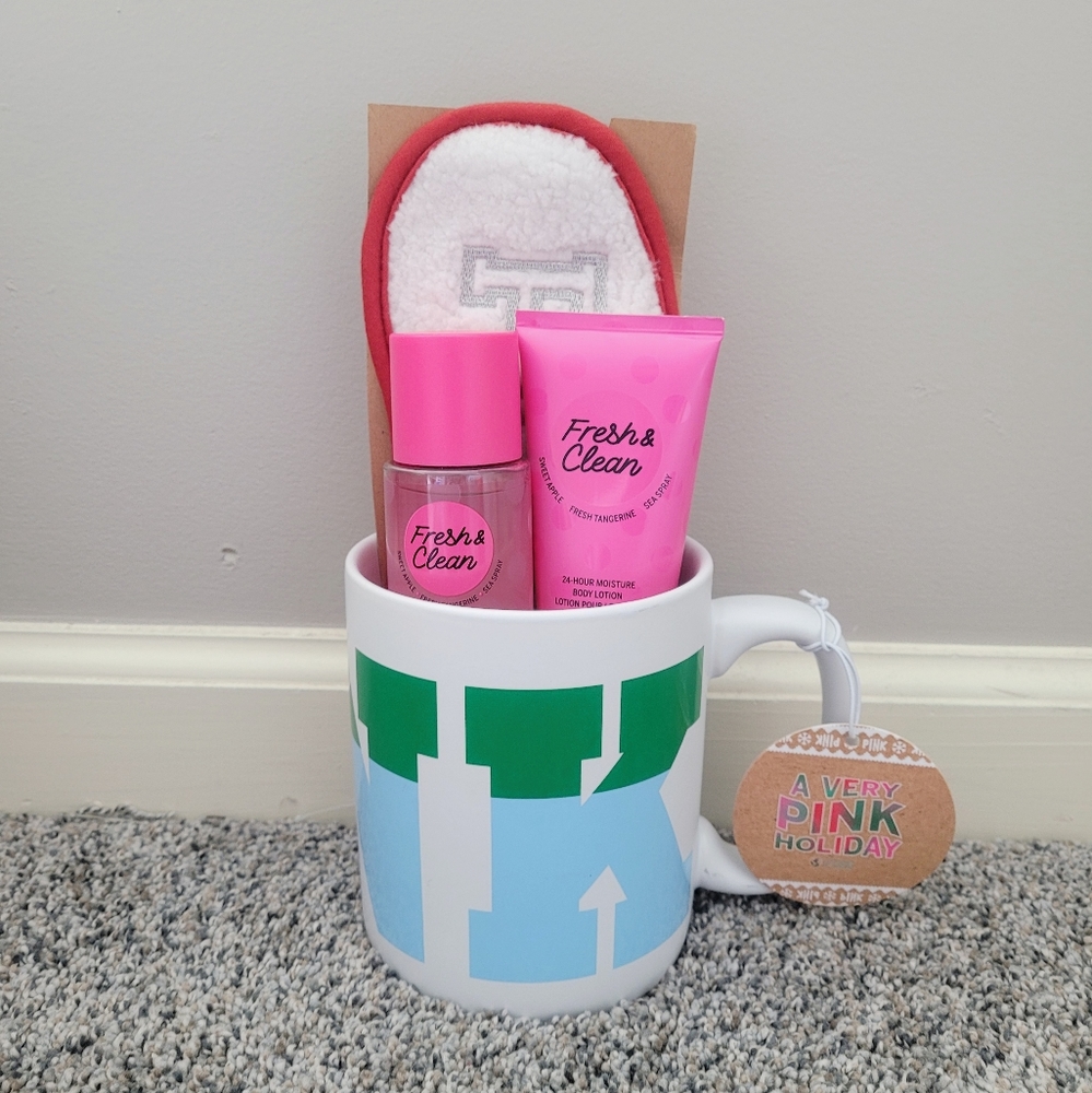 Pink Victoria's Secret Mug Gift Set